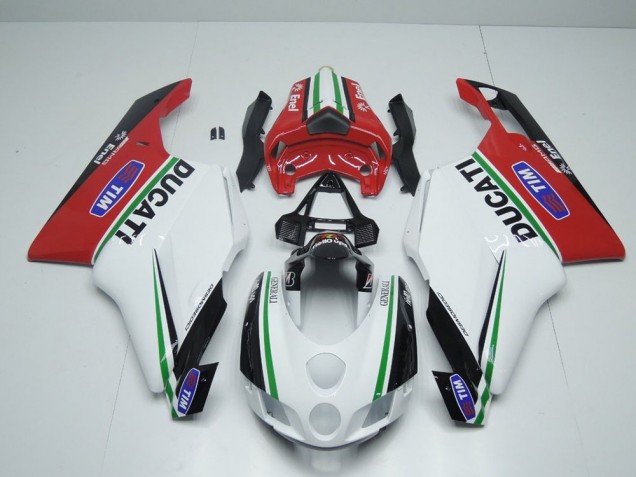 Best 2005-2006 White Red Enel Ducati 749 999 Bike Fairing Kit Canada Best 2005-2006 White Red Enel Ducati 749 999 Bike Fairing Kit Canada