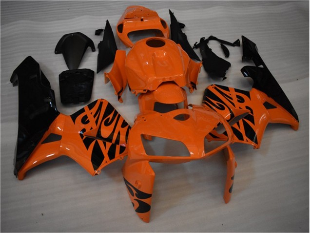 Best 2005-2006 Orange Black Honda CBR600RR Motorbike Fairing Canada