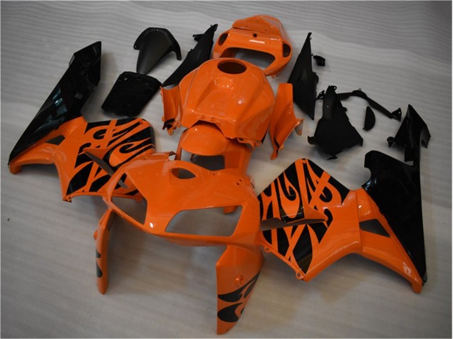 Best 2005-2006 Orange Black Honda CBR600RR Motorbike Fairing Canada