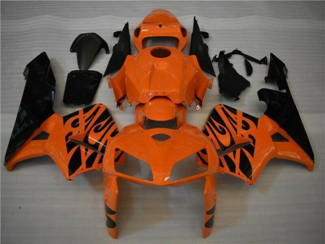 Best 2005-2006 Orange Black Honda CBR600RR Motorbike Fairing Canada