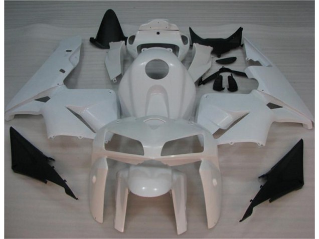 Best 2005-2006 White Honda CBR600RR Bike Fairing Kit Canada Best 2005-2006 White Honda CBR600RR Bike Fairing Kit Canada