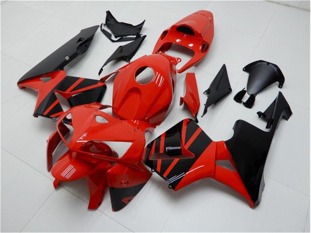 Best 2005-2006 Red Black Honda CBR600RR Motorcycle Fairings Kits Canada
