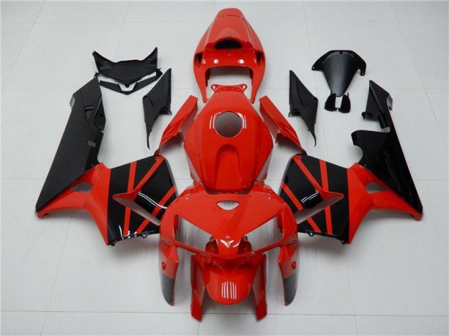 Best 2005-2006 Red Black Honda CBR600RR Motorcycle Fairings Kits Canada