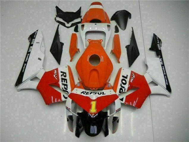 Best 2005-2006 Orange Repsol Honda CBR600RR Bike Fairing Kit Canada