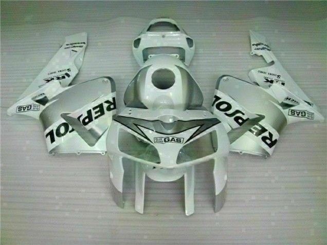 Best 2005-2006 White Repsol Honda CBR600RR Motorbike Fairing Kits Canada