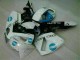 Best 2005-2006 White Blue Honda CBR600RR Motorcyle Fairings Canada