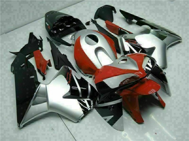 Best 2005-2006 Black Silver Red Honda CBR600RR Motorcycle Fairings Canada