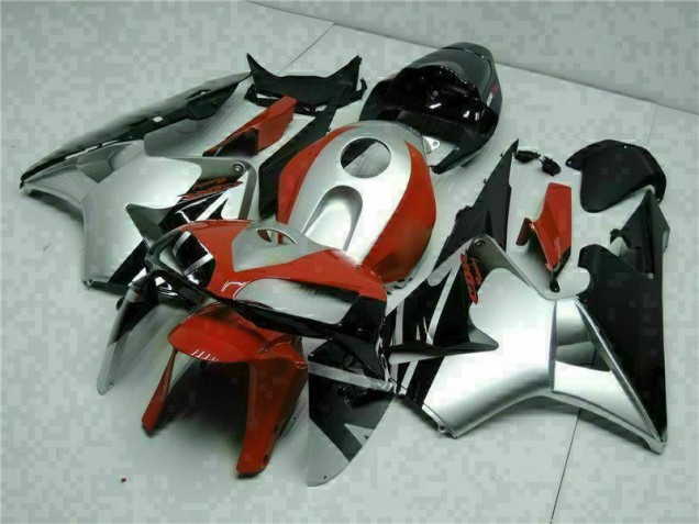 Best 2005-2006 Black Silver Red Honda CBR600RR Motorcycle Fairings Canada