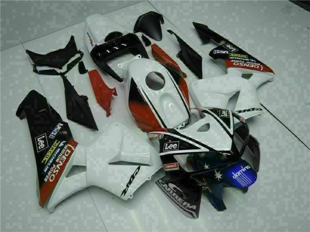 Best 2005-2006 White Red Black Lee Honda CBR600RR Motorbike Fairing Canada