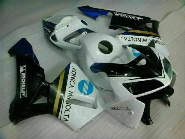 Best 2005-2006 White Black Honda CBR600RR Replacement Motorcycle Fairings Canada