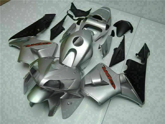 Best 2005-2006 Silver Honda CBR600RR Bike Fairing Kit Canada Best 2005-2006 Silver Honda CBR600RR Bike Fairing Kit Canada