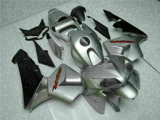 Best 2005-2006 Silver Honda CBR600RR Bike Fairing Kit Canada Best 2005-2006 Silver Honda CBR600RR Bike Fairing Kit Canada