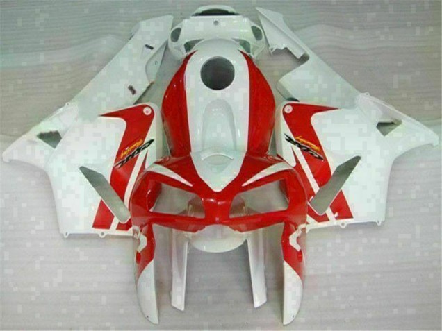 Best 2005-2006 Red White Honda CBR600RR Motor Fairings Canada