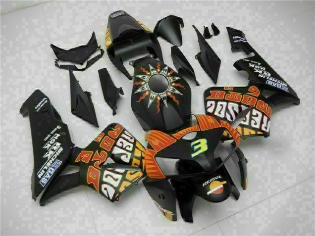 Best 2005-2006 Black Honda CBR600RR Motorbike Fairing Canada