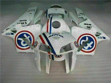Best 2005-2006 White Honda CBR600RR Bike Fairings Canada