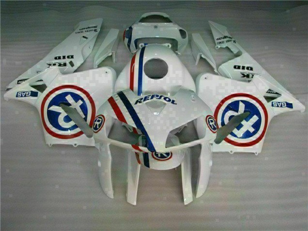Best 2005-2006 White Honda CBR600RR Bike Fairings Canada