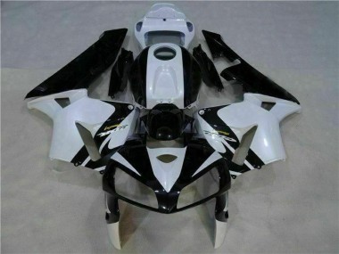 Best 2005-2006 White Black Honda CBR600RR Motorbike Fairing Canada