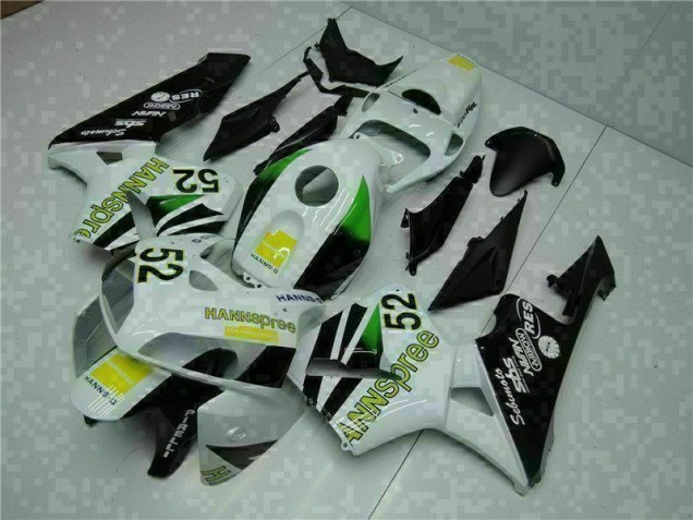 Best 2005-2006 White Yellow Green 52 Honda CBR600RR Motorcycle Bodywork Canada