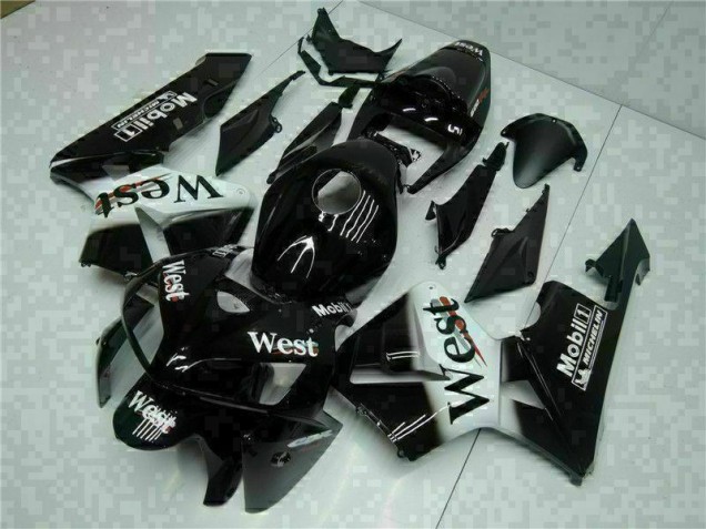 Best 2005-2006 Black West Honda CBR600RR Motorbike Fairing Kits Canada