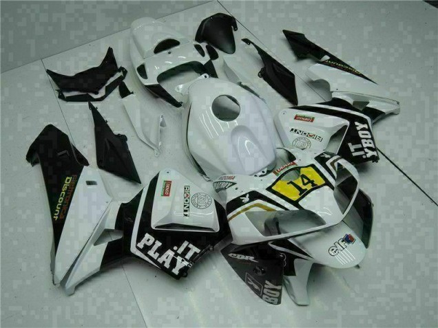 Best 2005-2006 White Playboy 14 Honda CBR600RR Motorcycle Replacement Fairings Canada Best 2005-2006 White Playboy 14 Honda CBR600RR Motorcycle Replacement Fairings Canada