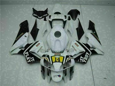 Best 2005-2006 White Playboy 14 Honda CBR600RR Motorcycle Replacement Fairings Canada