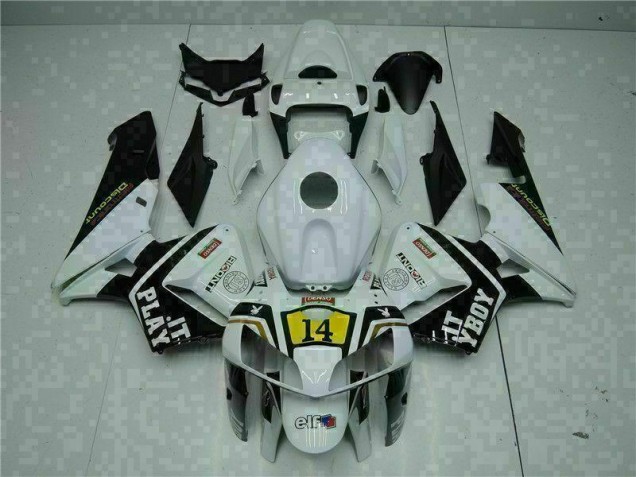 Best 2005-2006 White Playboy 14 Honda CBR600RR Motorcycle Replacement Fairings Canada Best 2005-2006 White Playboy 14 Honda CBR600RR Motorcycle Replacement Fairings Canada