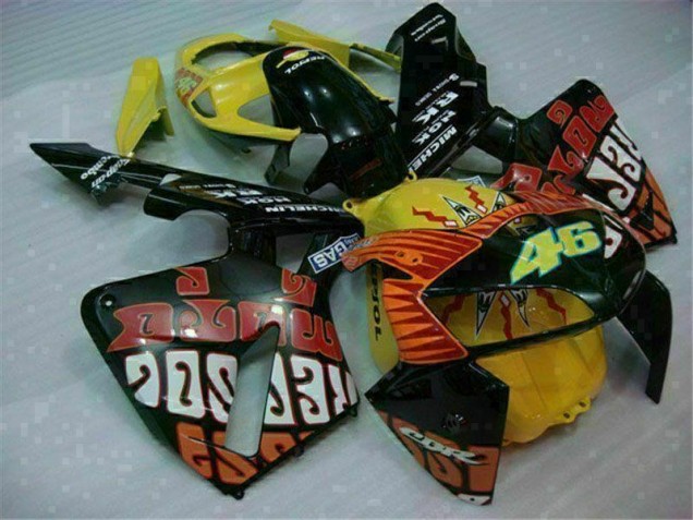 Best 2005-2006 Black Red Yellow 46 Honda CBR600RR Motorcycle Fairing Canada