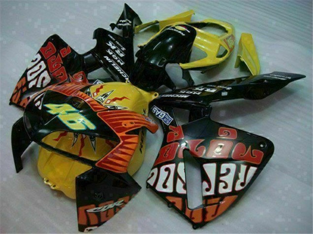 Best 2005-2006 Black Red Yellow 46 Honda CBR600RR Motorcycle Fairing Canada