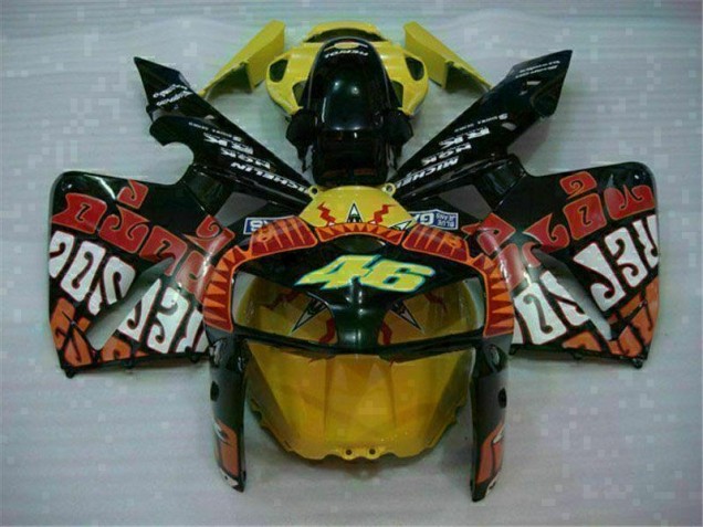 Best 2005-2006 Black Red Yellow 46 Honda CBR600RR Motorcycle Fairing Canada