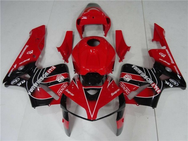 Best 2005-2006 Red Black Honda CBR600RR Motorcycle Fairing Kit Canada
