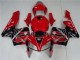 Best 2005-2006 Red Black Honda CBR600RR Motorcycle Fairing Kit Canada