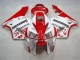 Best 2005-2006 Red White Honda CBR600RR Bike Fairings Canada