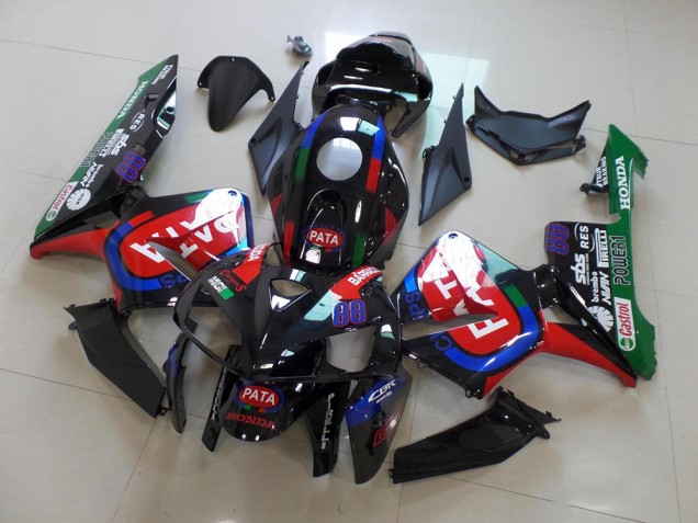 Best 2005-2006 Black Red Pata Honda CBR600RR Motorbike Fairings Canada Best 2005-2006 Black Red Pata Honda CBR600RR Motorbike Fairings Canada
