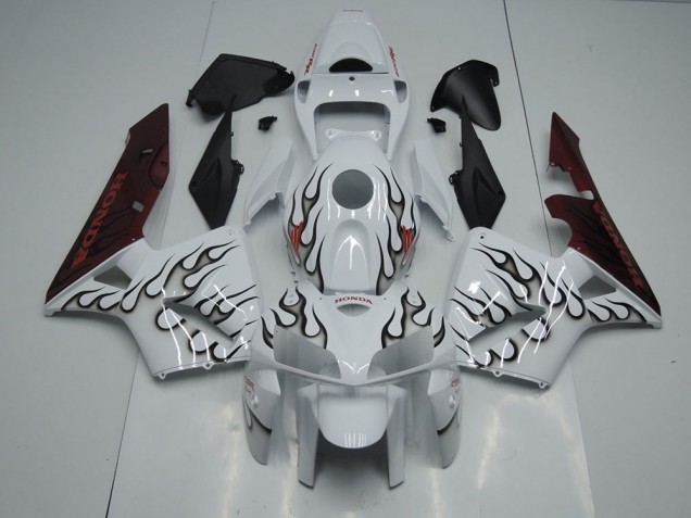 Best 2005-2006 Black Flame Honda CBR600RR Motorbike Fairing Canada Best 2005-2006 Black Flame Honda CBR600RR Motorbike Fairing Canada