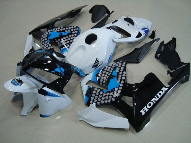 Best 2005-2006 Matte Black with Red Sticker Honda CBR600RR Motorcyle Fairings Canada