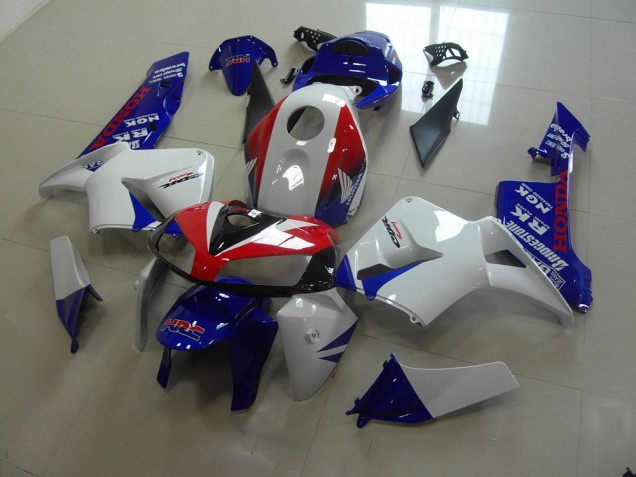 Best 2005-2006 White Blue Red HRC Honda CBR600RR Motorcycle Fairing Canada