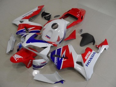Best 2005-2006 White Blue Red Motul HRC Honda CBR600RR Moto Fairings Canada