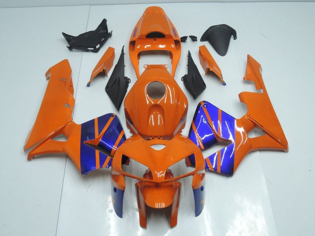 Best 2005-2006 Orange Blue Honda CBR600RR Motorcycle Fairings Kit Canada Best 2005-2006 Orange Blue Honda CBR600RR Motorcycle Fairings Kit Canada
