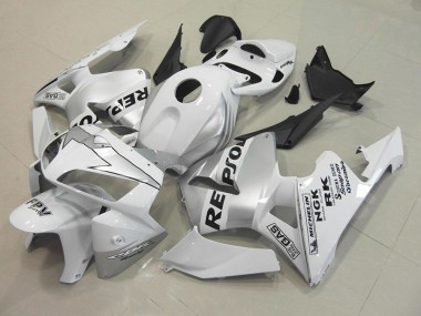Best 2005-2006 Repsol White Silver Honda CBR600RR Bike Fairing Kit Canada