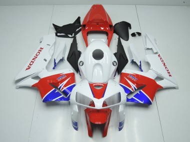 Best 2005-2006 White HRC Honda CBR600RR Replacement Fairings Canada