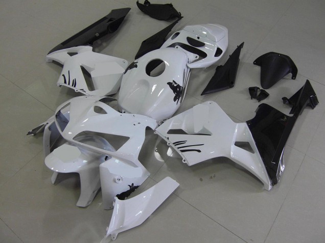 Best 2005-2006 White with Special Decals Honda CBR600RR Motorcylce Fairings Canada