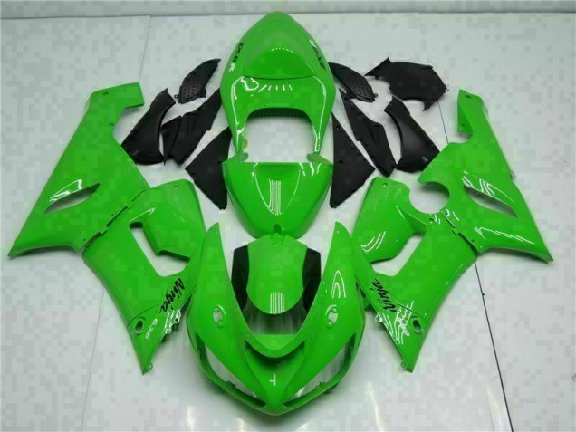 Best 2005-2006 Green Kawasaki ZX6R Motorcycle Replacement Fairings Canada Best 2005-2006 Green Kawasaki ZX6R Motorcycle Replacement Fairings Canada