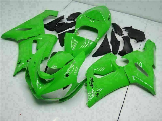 Best 2005-2006 Green Kawasaki ZX6R Motorcycle Replacement Fairings Canada Best 2005-2006 Green Kawasaki ZX6R Motorcycle Replacement Fairings Canada