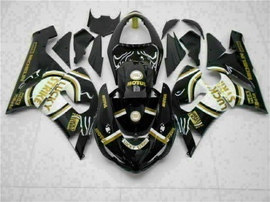 Best 2005-2006 Black Kawasaki ZX6R Motorcylce Fairings Canada