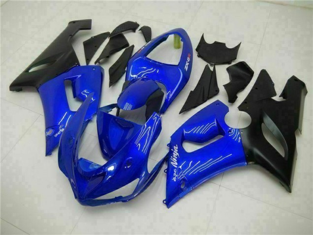 Best 2005-2006 Blue Kawasaki ZX6R Motorcycle Fairing Kit Canada Best 2005-2006 Blue Kawasaki ZX6R Motorcycle Fairing Kit Canada