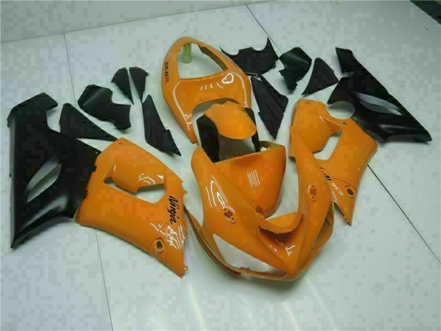 Best 2005-2006 Orange Kawasaki ZX6R Bike Fairing Canada Best 2005-2006 Orange Kawasaki ZX6R Bike Fairing Canada