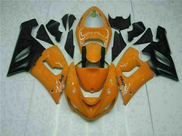 Best 2005-2006 Orange Kawasaki ZX6R Bike Fairing Canada Best 2005-2006 Orange Kawasaki ZX6R Bike Fairing Canada