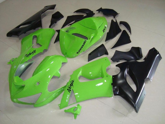 Best 2005-2006 Lime Green Kawasaki ZX6R Bike Fairings Canada Best 2005-2006 Lime Green Kawasaki ZX6R Bike Fairings Canada