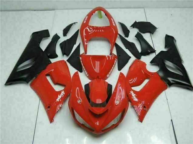 Best 2005-2006 Red Kawasaki ZX6R Bike Fairing Kit Canada Best 2005-2006 Red Kawasaki ZX6R Bike Fairing Kit Canada