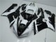 Best 2005-2006 Black White Kawasaki ZX6R Moto Fairings Canada Best 2005-2006 Black White Kawasaki ZX6R Moto Fairings Canada